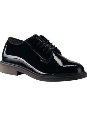 Men's Oxford Dress Shoes - Classic Patent Leather, Formal Footwear, Comfortable
